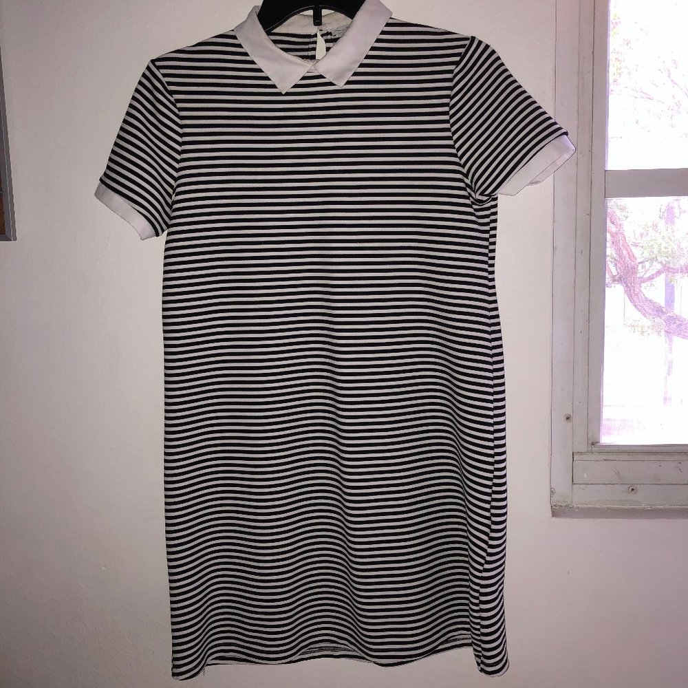 Zara Trafaluc- Short Dress striped